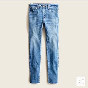 J. Crew 9” high rise skinny jeans